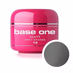 Base One Matt UV-Gel 5g, 13 Grey Shades