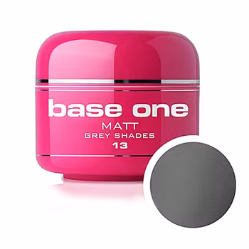 Base One Matt UV-Gel 5g, 13 Grey Shades