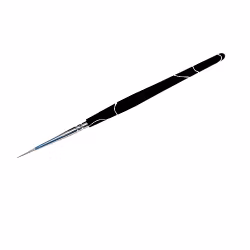 Dotting tool, svart med vita linjer