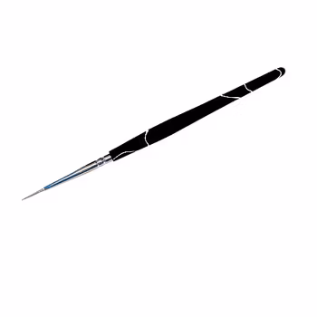 Dotting tool, svart med vita linjer