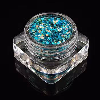 High Gloss Nail Glitter, no 4 Turquoise Mania
