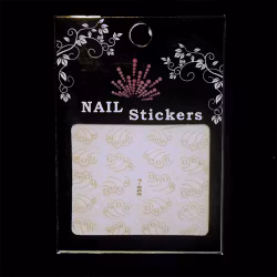 Nail tattoos guld, Y-005