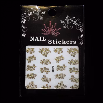 Nagelstickers guld, YJ003