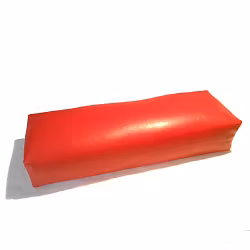 Handstöd, rött konstläder