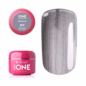 Base One Colour UV-gel 5g metallic, 47 Antique Bronze