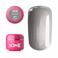 Base One Colour UV-Gel 5g metallic, 51 Shadow Line
