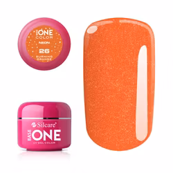 Base One Colour UV-Gel 5g neon, 26 Burning Orange