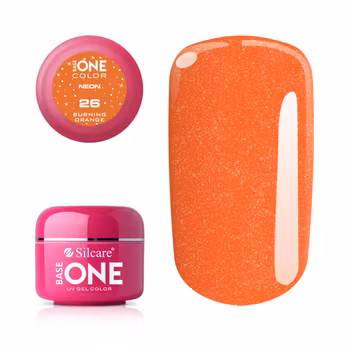 Base One Colour UV-Gel 5g neon, 26 Burning Orange
