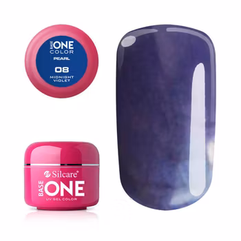 Base One Pearl UV-Gel 5g, 08 Midnight Violet