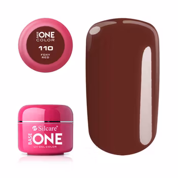 Base One Colour UV-Gel 5g, 110 Foxy Red