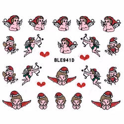 Nagelstickers jul, BLE941D Änglar