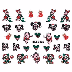 Nagelstickers jul, BLE942D