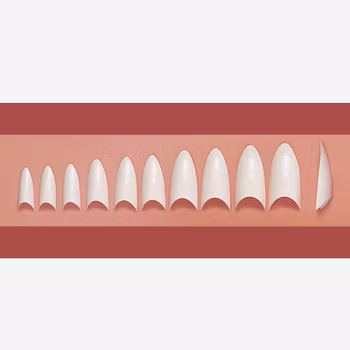 Stilettotippar 100st i box, natural