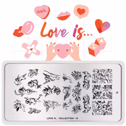 MoYou London Stämpelplatta - Love Is 13