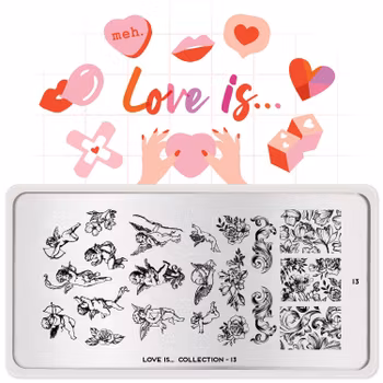MoYou London Stämpelplatta - Love Is 13