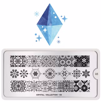 MoYou London Stämpelplatta - Crystal 05