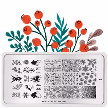 MoYou London Stämpelplatta - Noel 08