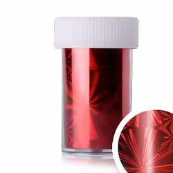 Nagelfolie nr83, röd mönstrad