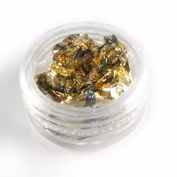 Crumbled nailart foil, flerfärgad