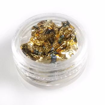 Crumbled nailart foil, flerfärgad