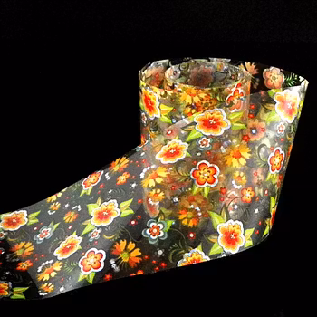 Nagelfolie nr104, blommor