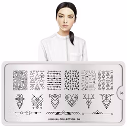 MoYou London Stämpelplatta - Minimal 06