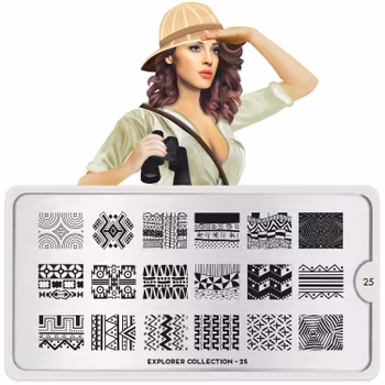 MoYou London Stämpelplatta - Explorer 25