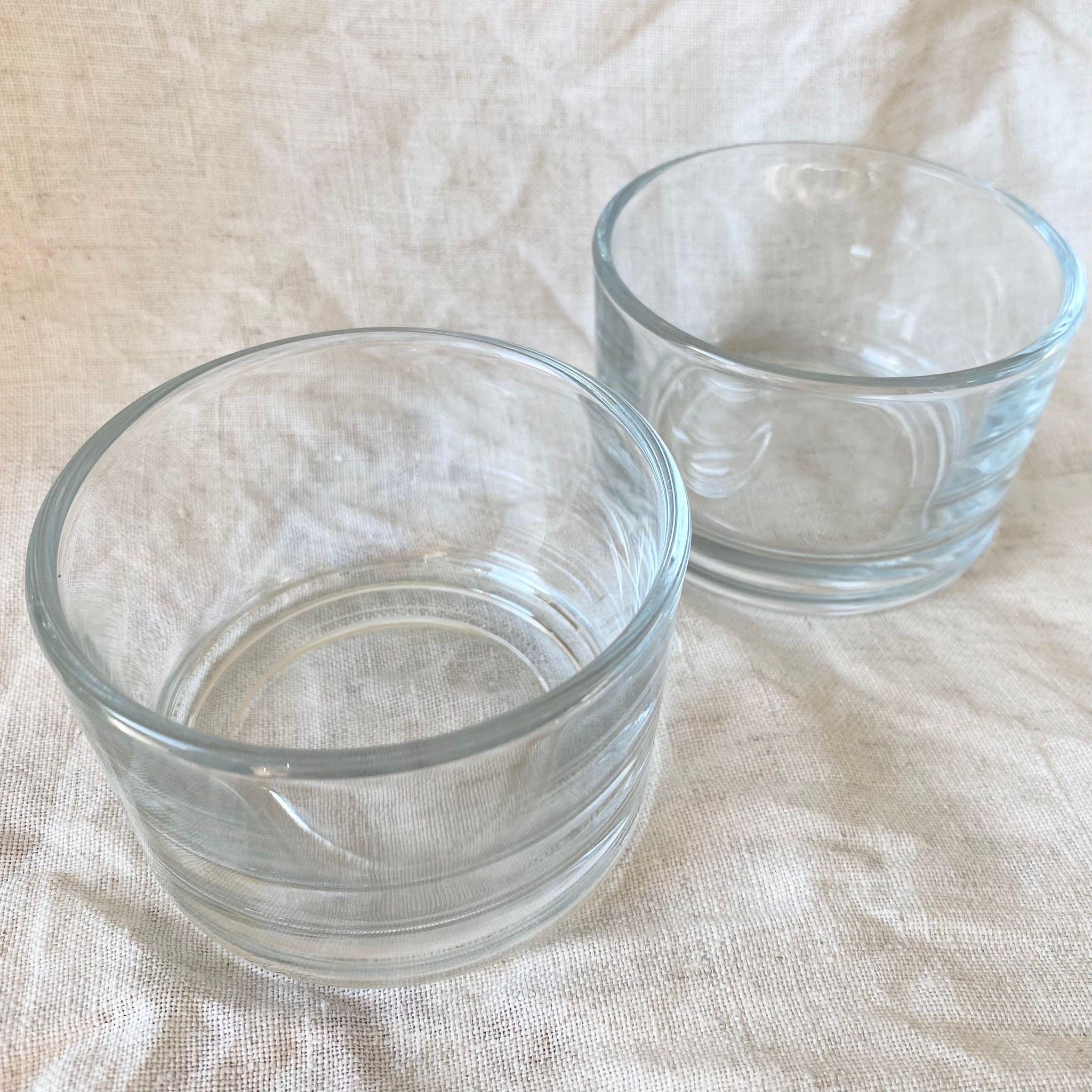 Glas Ljuslykta Skål