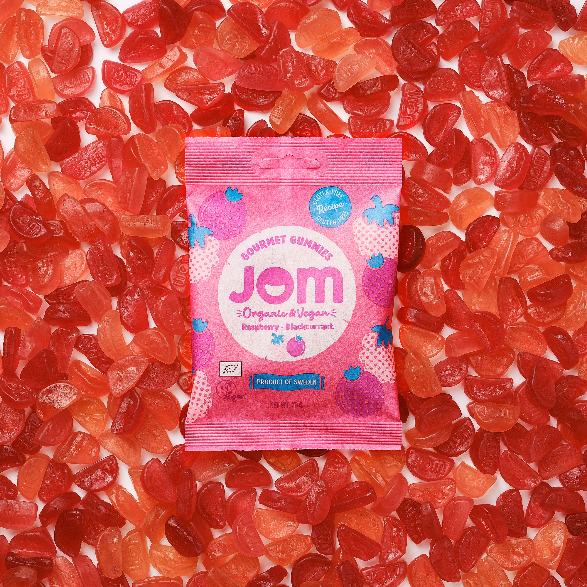 Hallon & Svartvinbär Ekologiskt Godis KORT DATUM