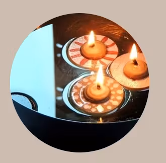 Ljus Miljövänligt Floatlights - Stilrena