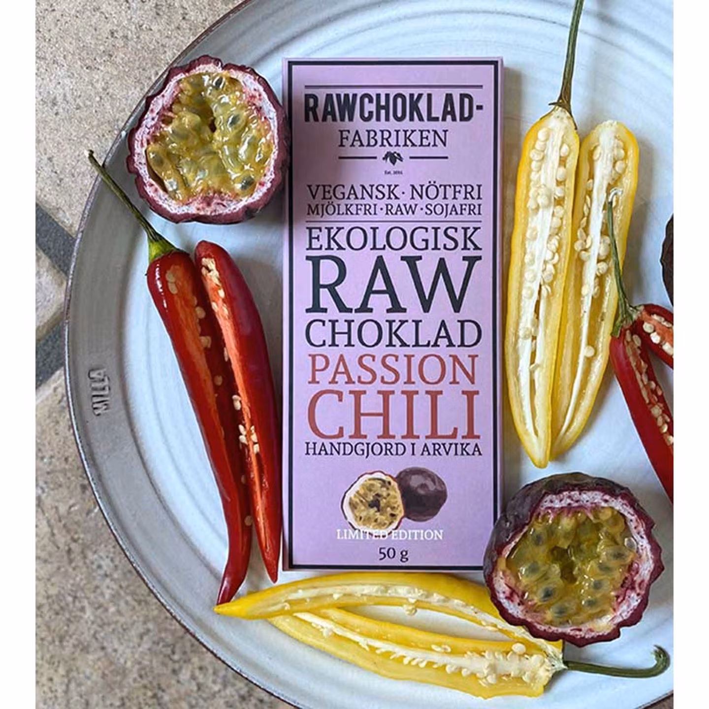 Choklad Passion Chili Raw Eko