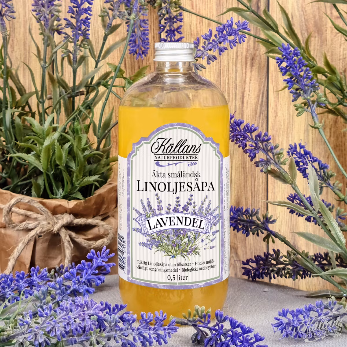 Linoljesåpa Lavendel Källans Naturprodukter