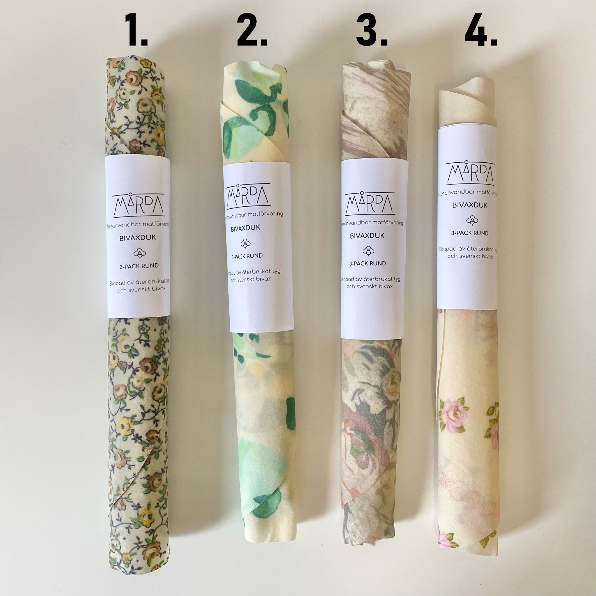 Bivaxduk Rund 3-pack