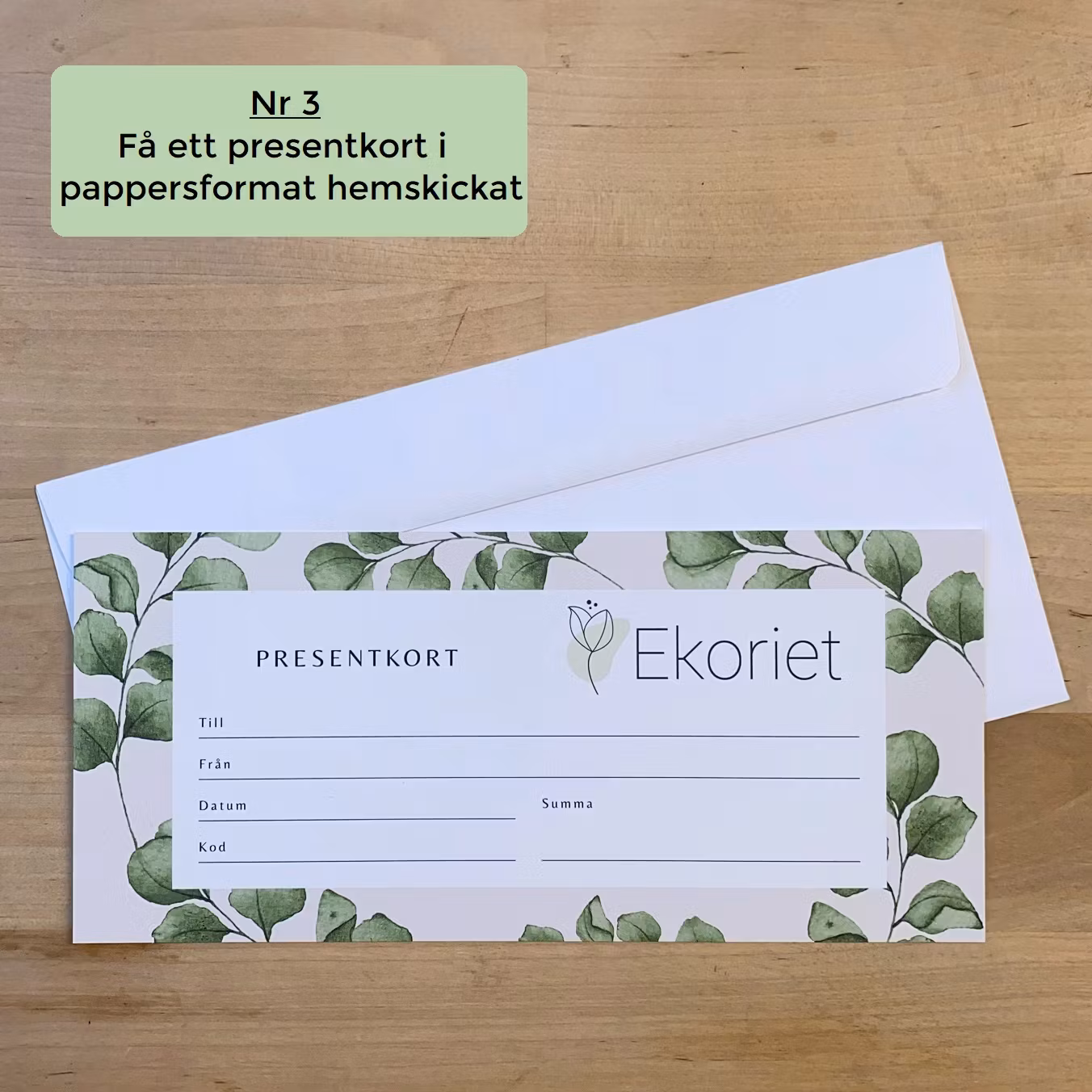 Presentkort - Digitalt & Fysiskt