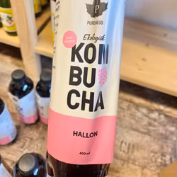 Kombucha Hallon Eko - Fel på etiketter