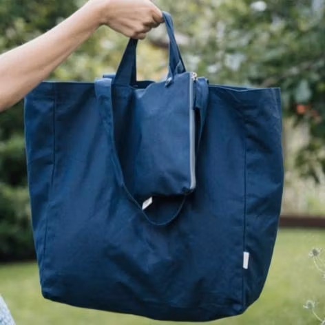 Tygkasse Ekologisk - Tote bag ORIGINAL Marinblå