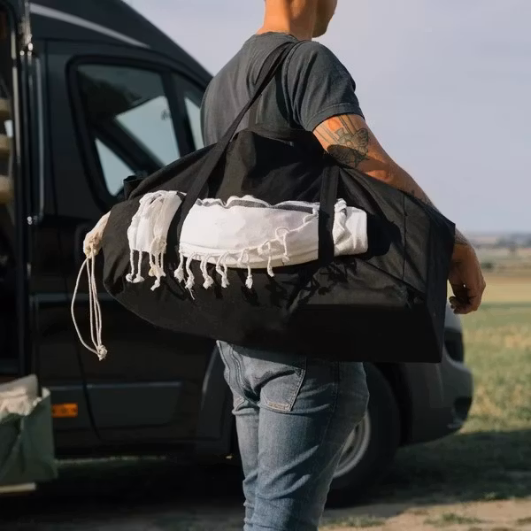 Tygkasse Ekologisk - STOR Svart