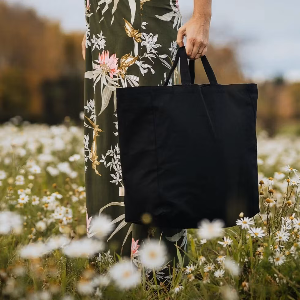 Tygkasse Ekologisk - Tote bag ORIGINAL - Svart