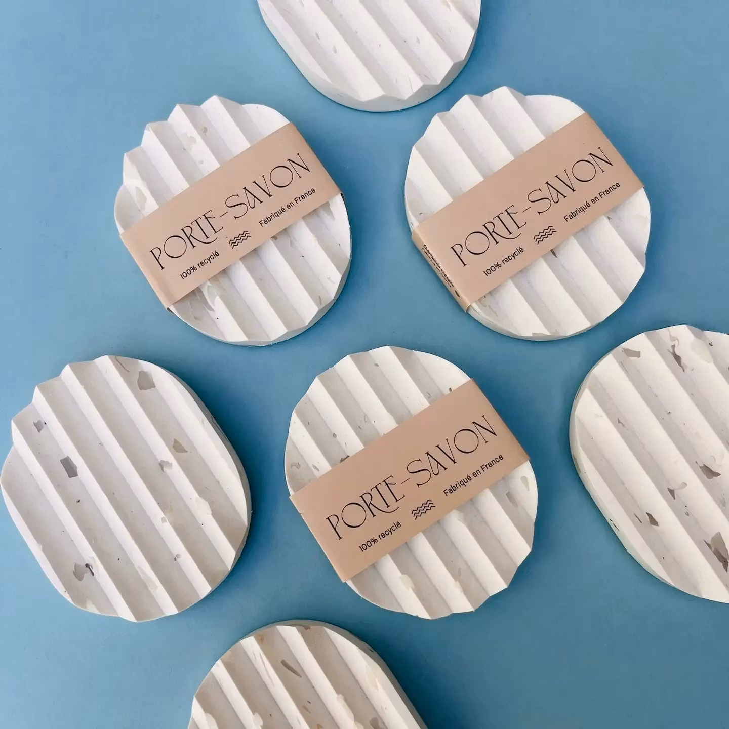 Tvålfat Oval - Återvunnet Material från Frankrike