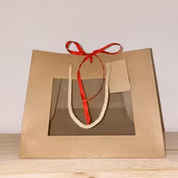 Presentpåse Natur med Fönster & Handtag