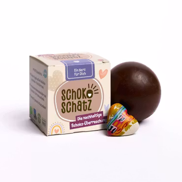 Chokladkula med överraskning Hjärtan - Ekologisk & Rättvis