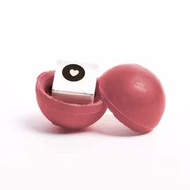 Chokladöverraskning Hallon med ädelsten - Sockerfri Ekologisk & Rättvis