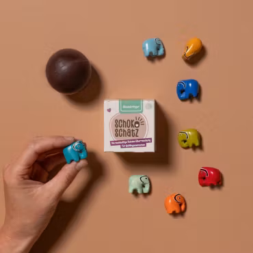 Chokladkula med överraskning - Djur Lyckobringare Ekologisk & Rättvis