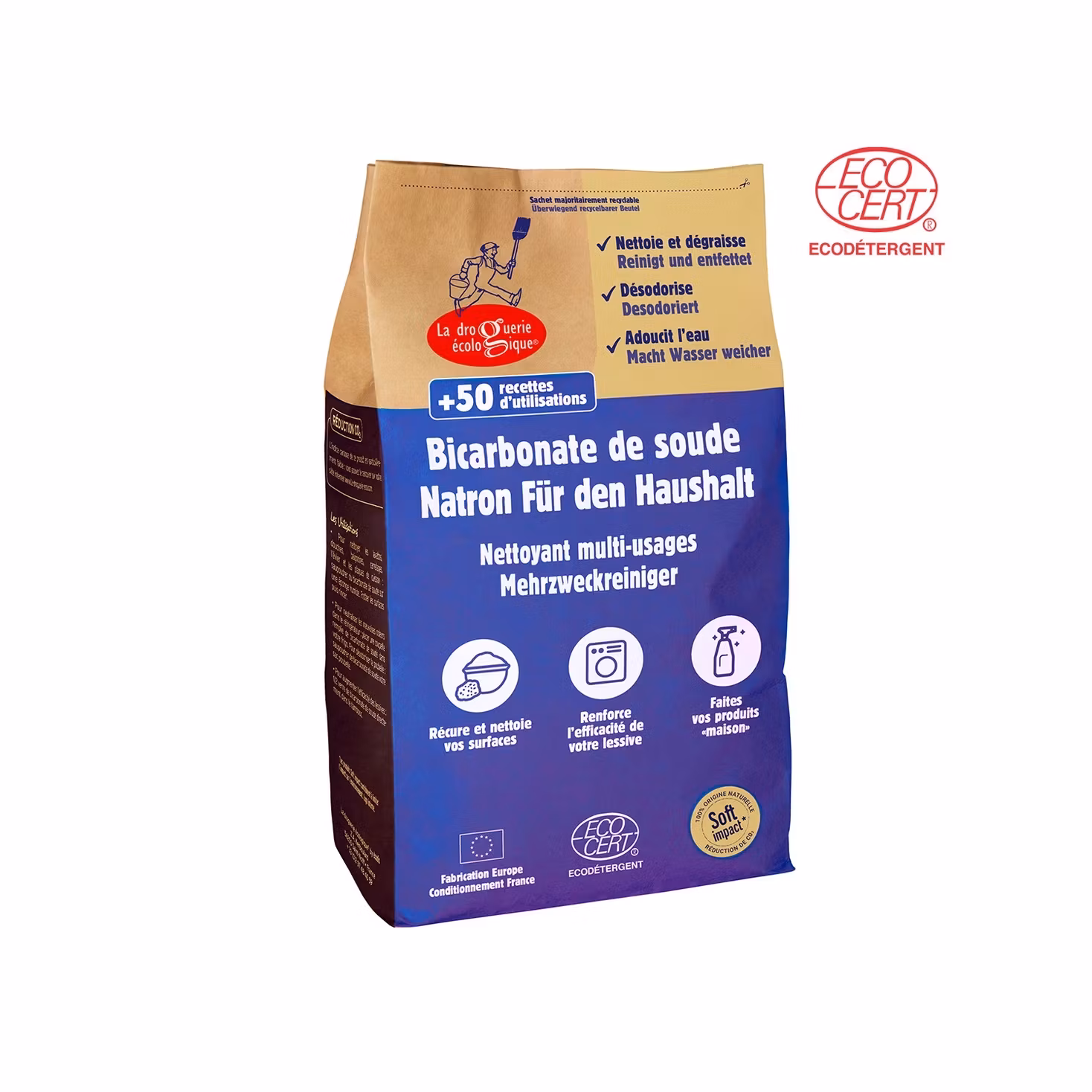 Bikarbonat Ekologisk 1kg - För Hushåll & Städ