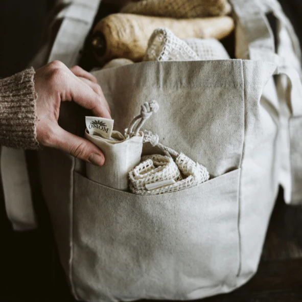 Tygkasse Ekologisk - Tote bag Låg NATUR
