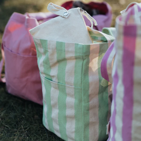 MINT RANDIG Ekologisk Tygkasse - Tote bag LÅG