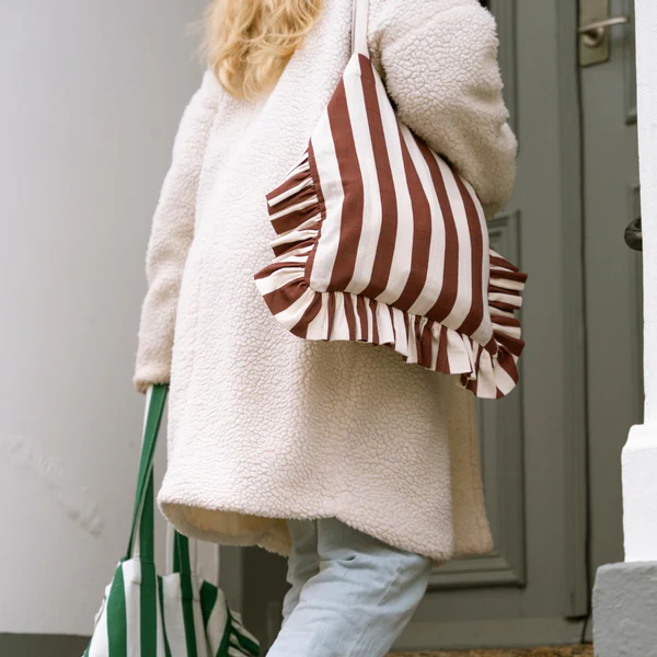 HAMPA KASTANJEBRUN Tygkasse - Tote bag VOLANG