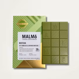 Vit choklad & japansk matcha 38% - chokladkaka
