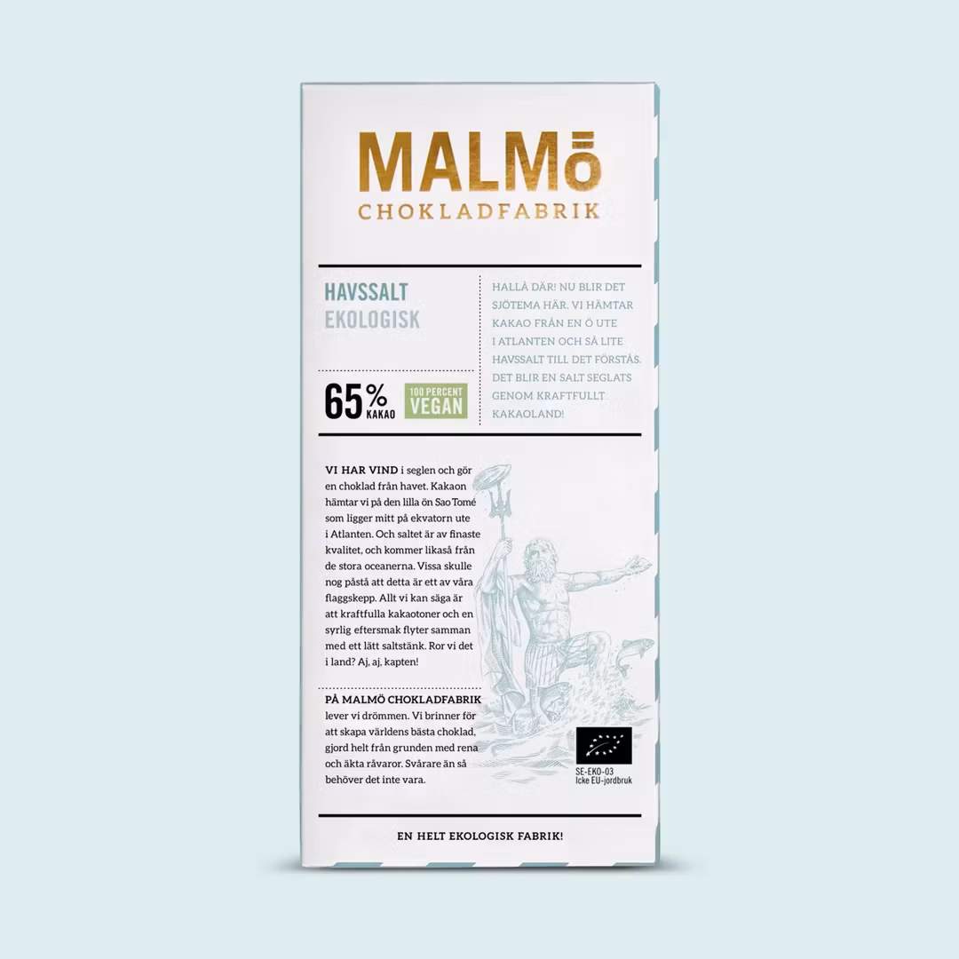 Havssalt 65% - Chokladkaka Mjölkfri