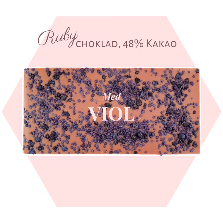 Pralinhuset - Ruby choklad - Viol
